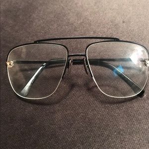 Black clear sunglasses